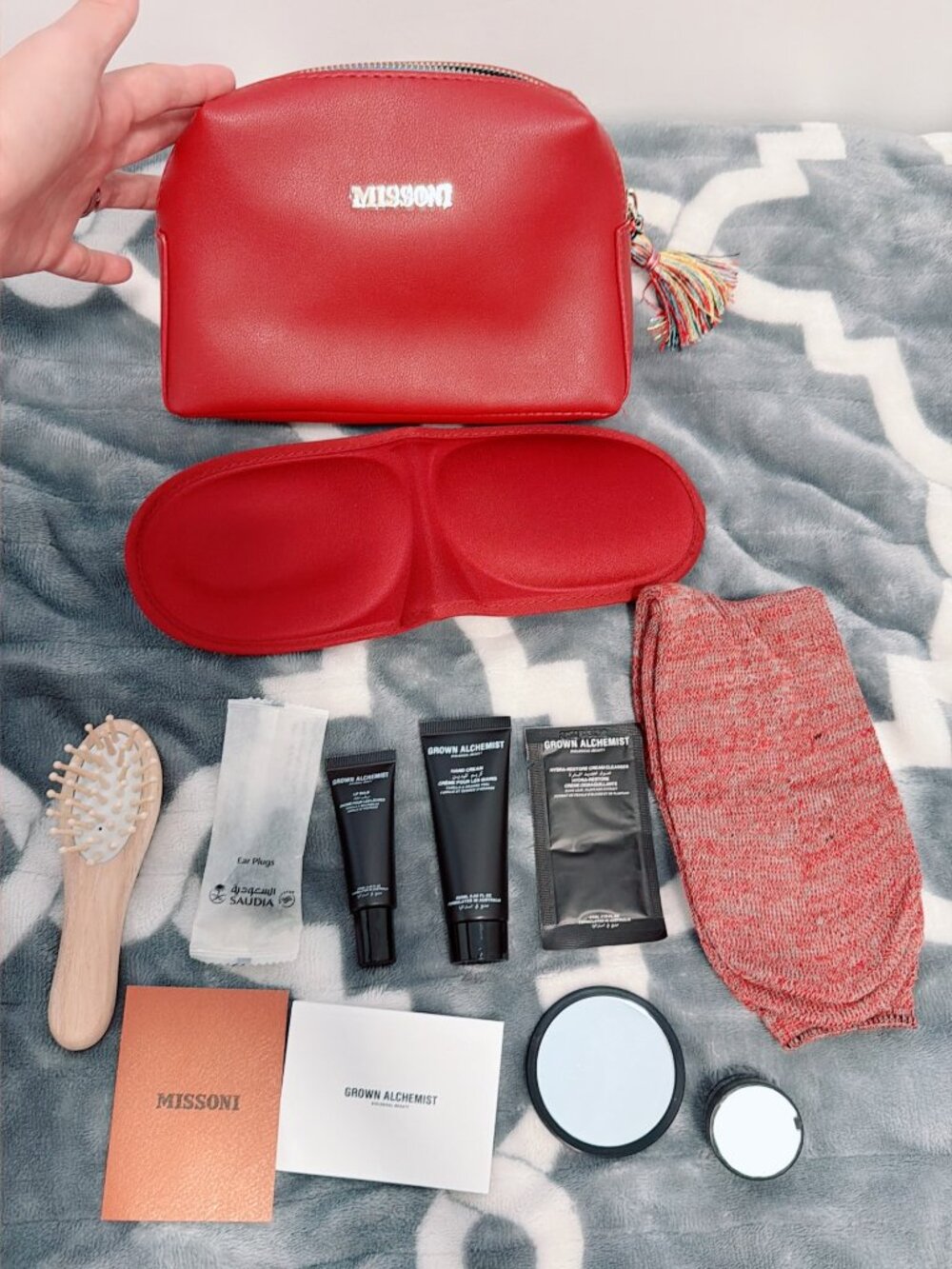 Saudia Airlines Business Class MISSONI Amenity Kit & Grown Alchemist Set NEW